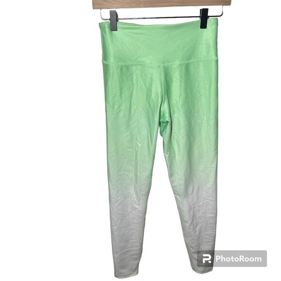 Ellie Green White Gradient Leggings and Sports Bra -2 Piece Set Size Small - Picture 7 of 14